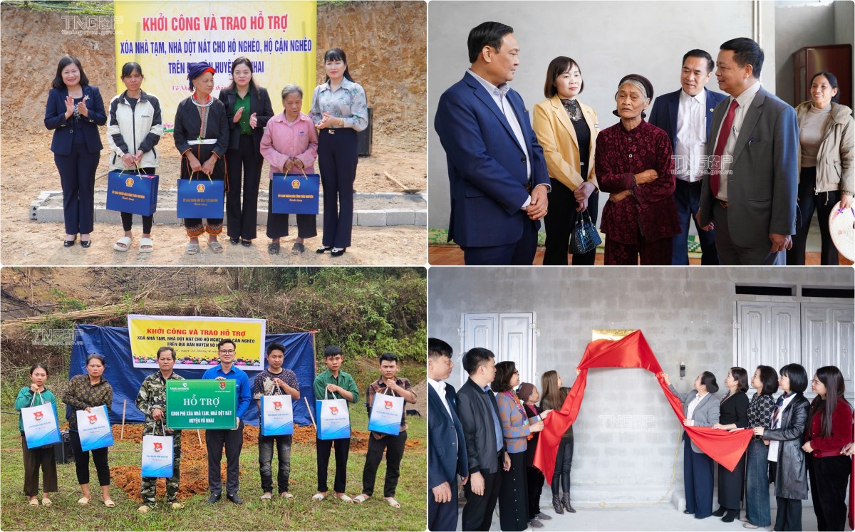 Thái Nguyên hoàn thành xóa nhà tạm, nhà dột nát trước 8 tháng so với kế hoạch