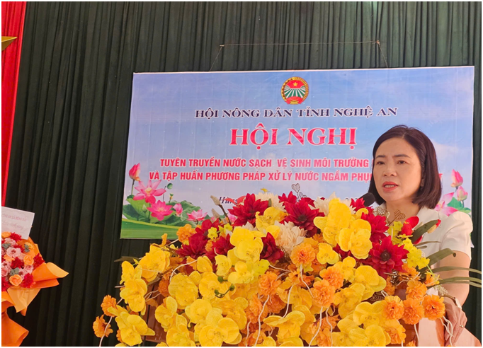 Hỗ trợ nông dân sử dụng nước sạch và vệ sinh môi trường ở Nghệ An