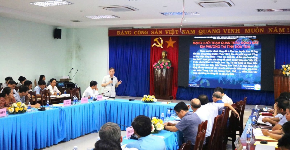 Đánh giá hiện tượng động đất tại tỉnh Kon Tum - Thực trạng và giải pháp ứng phó