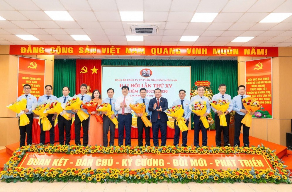 Đại hội Đảng bộ Công ty Phân bón Miền Nam: Vững tổ chức Đảng, mạnh sản xuất kinh doanh