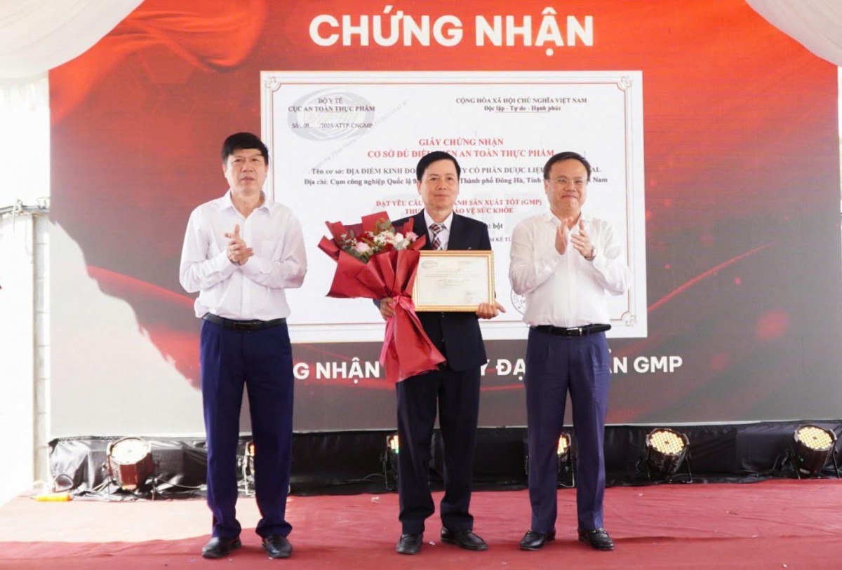 Quảng Trị: Khánh thành Nhà máy sản xuất dược liệu Gold Herbal