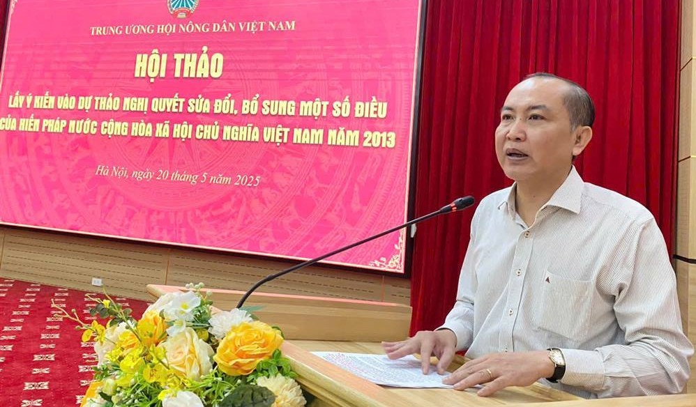 Trung ương Hội Nông dân Việt Nam lấy ý kiến về sửa đổi, bổ sung Hiến pháp 2013