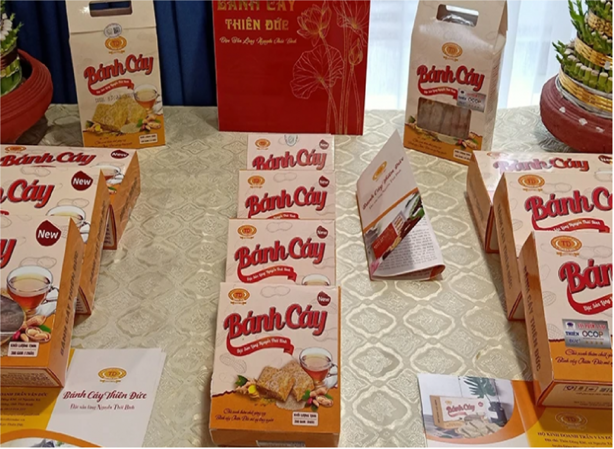 Sản phẩm OCOP của Thái Bình vượt 74 % mục tiêu đề ra