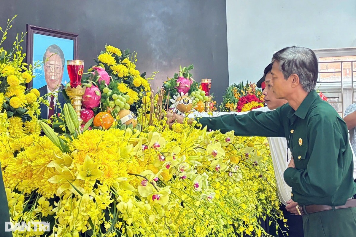 Hình ảnh trang nghiêm tại Lễ viếng nguyên Chủ tịch nước Trần Đức Lương
