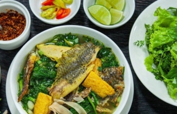 Bún Cá Rô Đồng Hà Nam đậm đà hương vị đồng quê