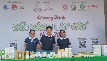 Gia Lai: Nhóm từ thiện Fly To Sky triển khai chương trình “Đổi sách lấy cây”
