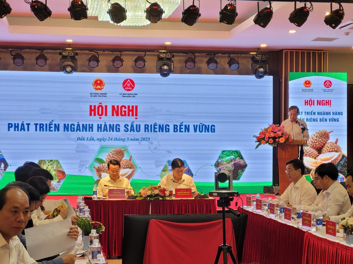 Bộ Nông nghiệp và Môi trường: Hành động quyết liệt để phát triển bền vững ngành hàng sầu riêng