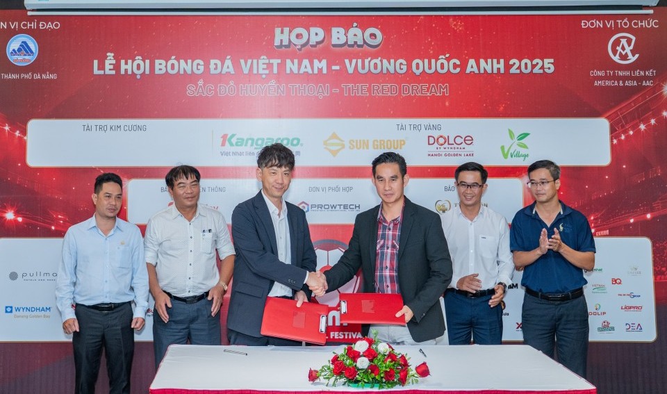 Đà Nẵng khởi động lễ hội bóng đá Việt Nam - Vương quốc Anh 2025