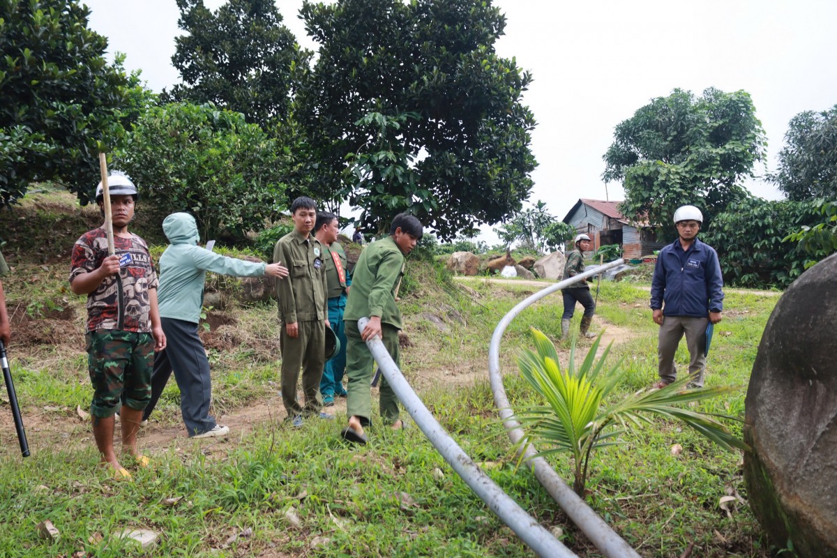Lâm Đồng: Hoàn thành việc giải tỏa phá dỡ đường ống lấy nước trái phép nuôi cá Tầm