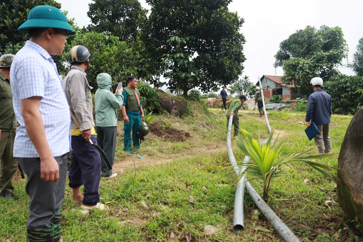 Lâm Đồng: Hoàn thành việc giải tỏa phá dỡ đường ống lấy nước trái phép nuôi cá Tầm