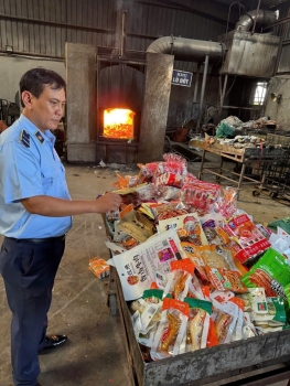 Hải Phòng: Quyết liệt thu giữ, tiêu hủy hàng nghìn sản phẩm không rõ nguồn gốc