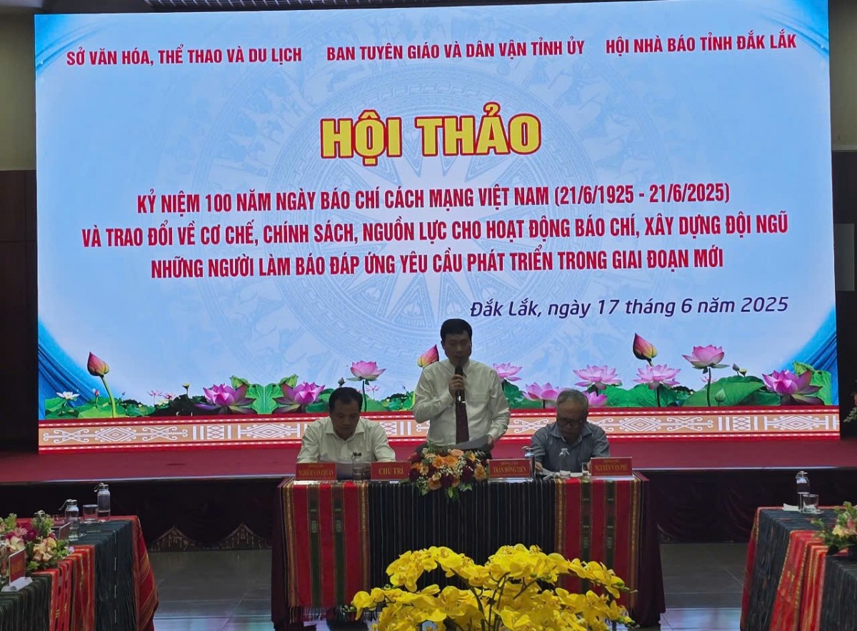 Đắk Lắk: Long trọng tổ chức Hội thảo kỷ niệm 100 năm Ngày Báo chí Cách mạng Việt Nam