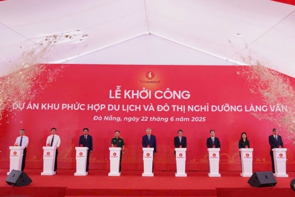 Khởi công “thiên đường nghỉ dưỡng” Làng Vân dưới chân đèo Hải Vân