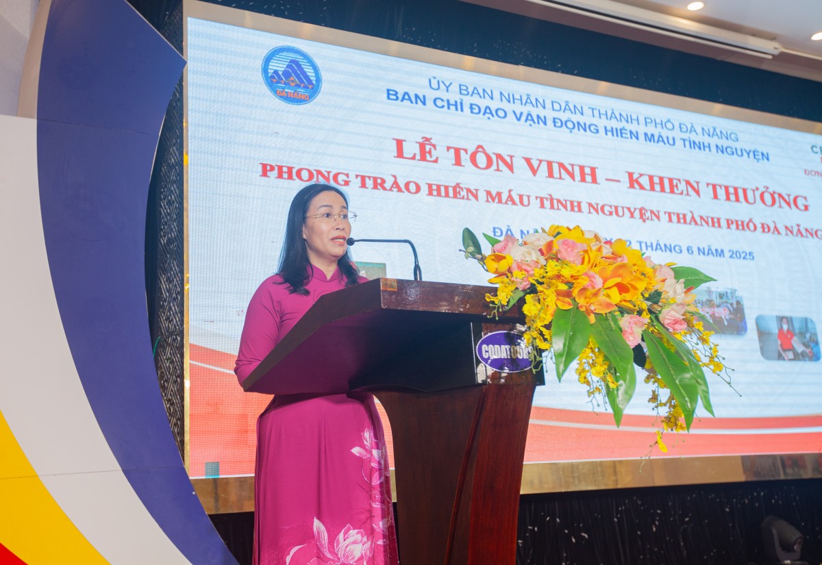 Đà Nẵng vinh danh người hiến máu tiêu biểu năm 2025