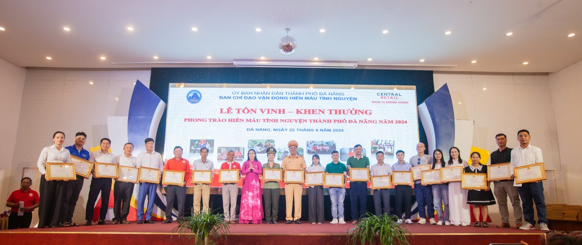 Đà Nẵng vinh danh người hiến máu tiêu biểu năm 2025
