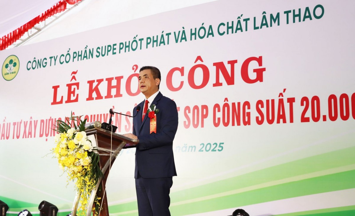 Supe Lâm Thao khởi công dự án SOP: Khát vọng bay xa của người “anh cả”