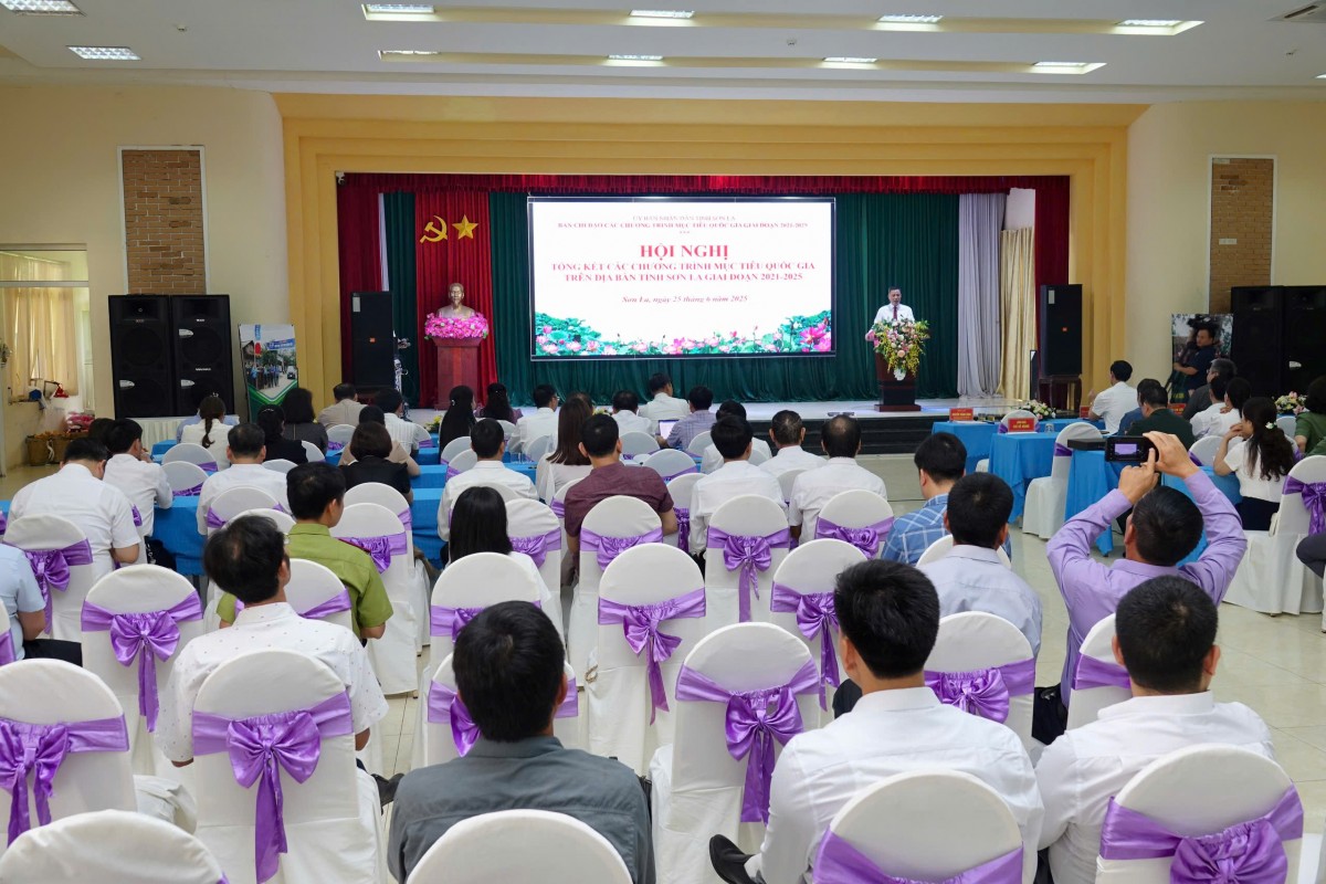 Hội nghị tổng kết các Chương trình mục tiêu quốc gia trên địa bàn tỉnh Sơn La giai đoạn 2021-2025