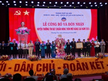 Huyện Thường Tín đạt chuẩn Nông thôn mới nâng cao