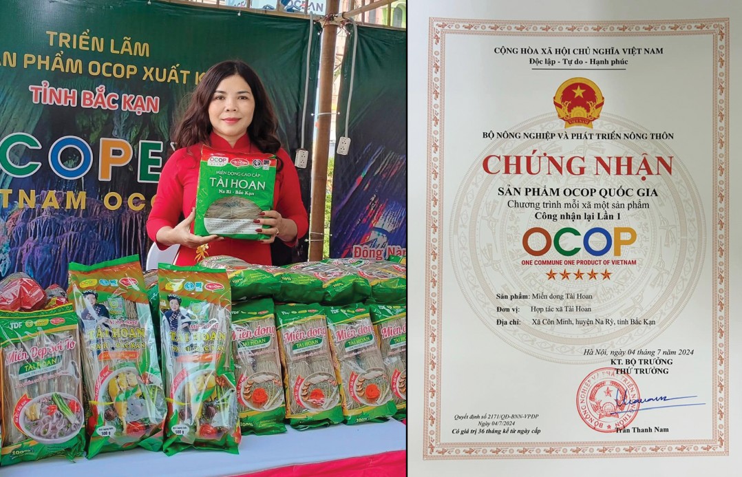 Người phụ nữ Tày đưa miến dong Việt Nam ra thế giới