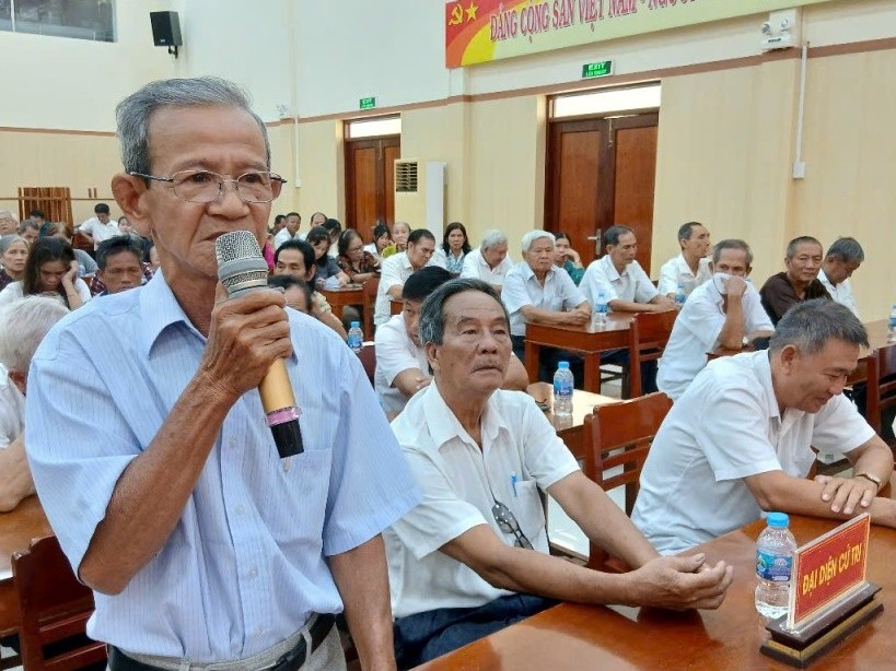 Chủ tịch Trung ương Hội Nông dân Việt Nam tiếp xúc cử tri tại An Giang