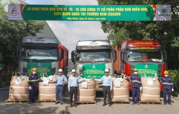 Phân bón Miền Nam xuất khẩu lô hàng đầu tiên đi New Zeland