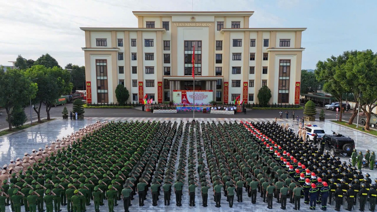 Đắk Lắk: Công an tỉnh ra quân cao điểm tấn công, trấn áp tội phạm