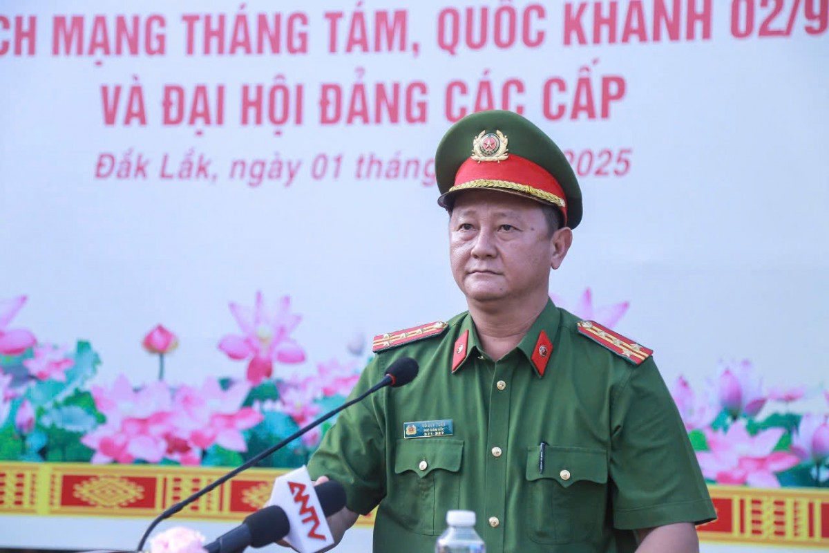 Đắk Lắk: Công an tỉnh ra quân cao điểm tấn công, trấn áp tội phạm
