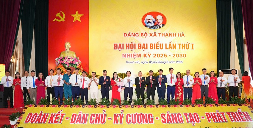 Ban chấp hành Đảng bộ xã Thanh Hà, nhiệm kỳ 2025 - 2030 
