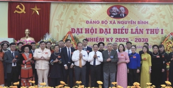 Cao Bằng: Đại tướng Trịnh Văn Quyết dự Đại hội đại biểu Đảng bộ xã Nguyên Bình
