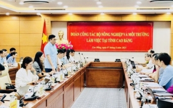 Đoàn công tác Bộ Nông nghiệp và Môi trường làm việc với UBND tỉnh CaoBằng