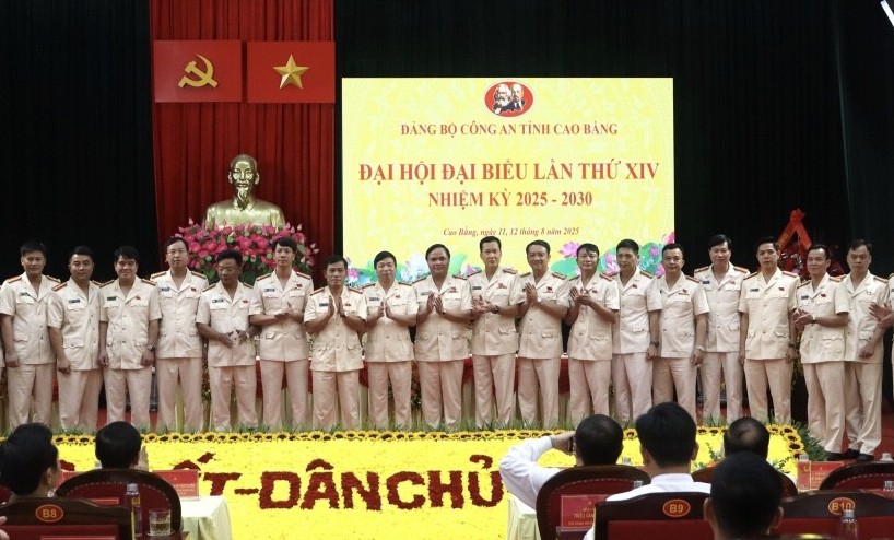Đảng bộ Công an tỉnh Cao Bằng quyết tâm xây dựng lực lượng vững mạnh