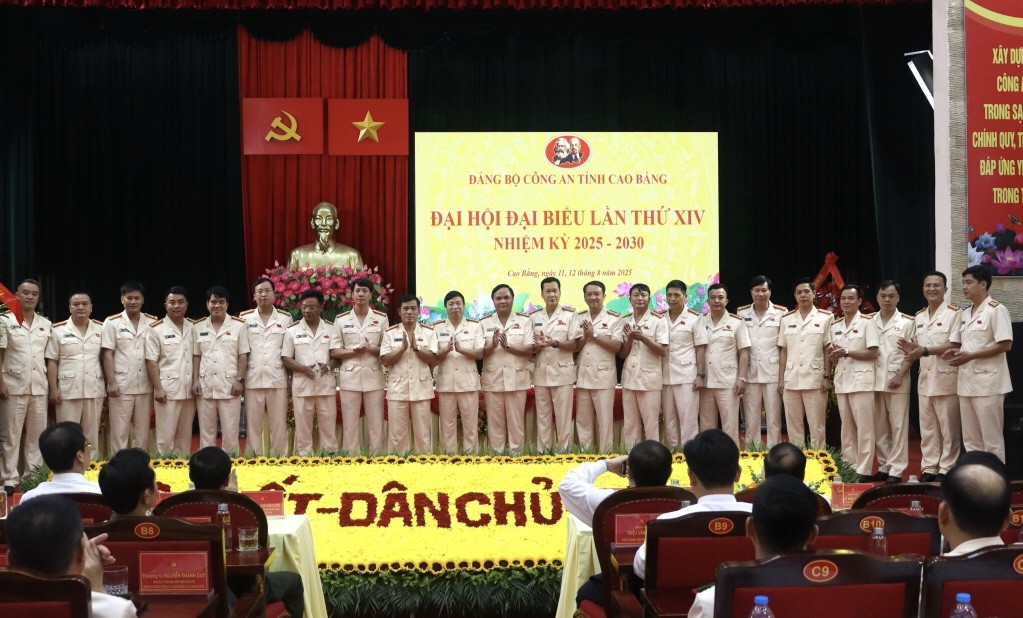 Đảng bộ Công an tỉnh Cao Bằng quyết tâm xây dựng lực lượng vững mạnh
