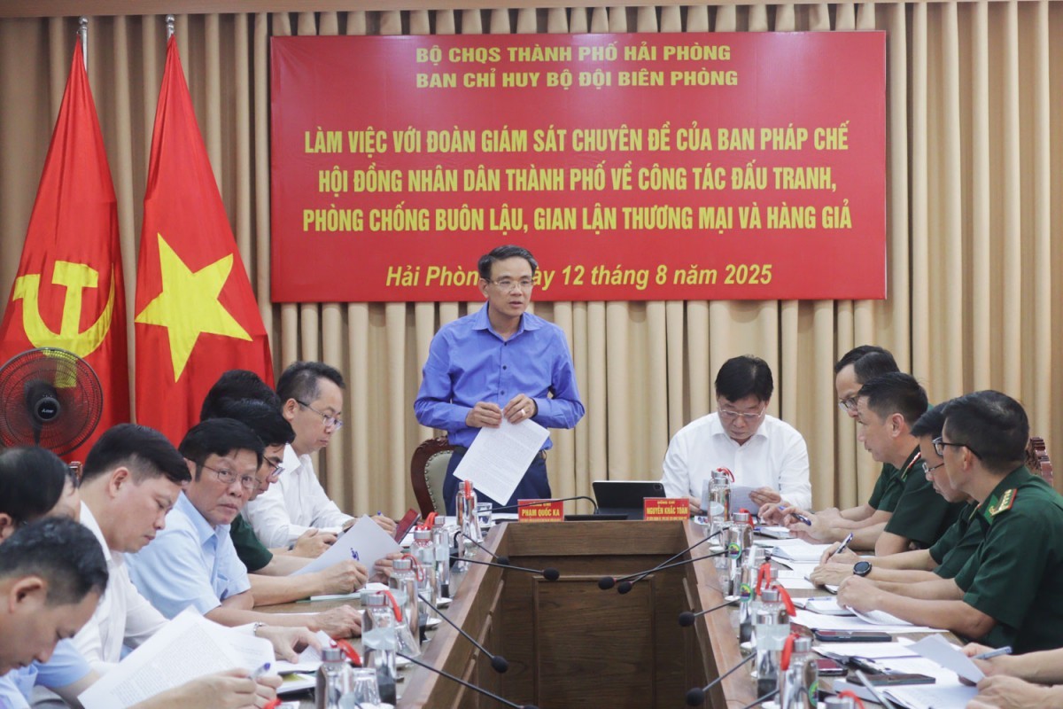 Hải Phòng: Tăng cường công tác chống buôn lậu, gian lận thương mại và hàng giả