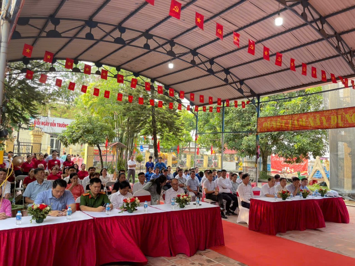 Hà Nội: Phường Vĩnh Hưng khởi công xây dựng Trường Mầm non Thanh Trì