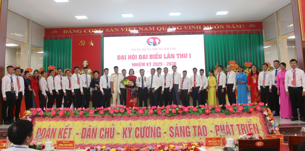 Cao Bằng: Các xã Trùng Khánh, Sơn Lộ tổ chức Đại hội đại biểu Đảng bộ lần thứ I, nhiệm kỳ 2025 - 2030