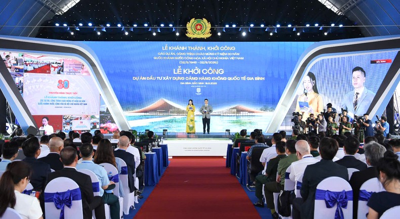 Bắc Ninh tiến hành khởi công, khánh thành 5 công trình chào mừng Quốc khánh 2/9