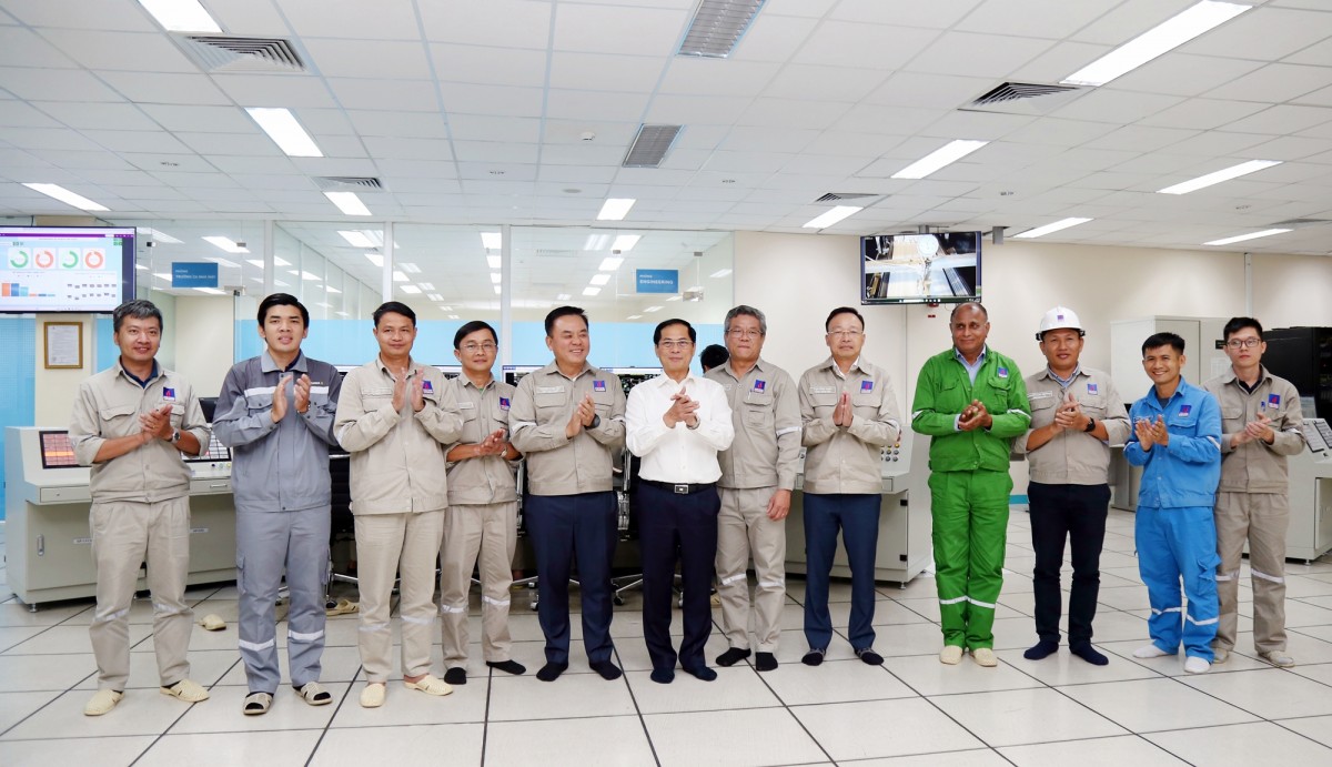 Phó thủ tướng Bùi Thanh Sơn thăm nhà máy Đạm Phú Mỹ