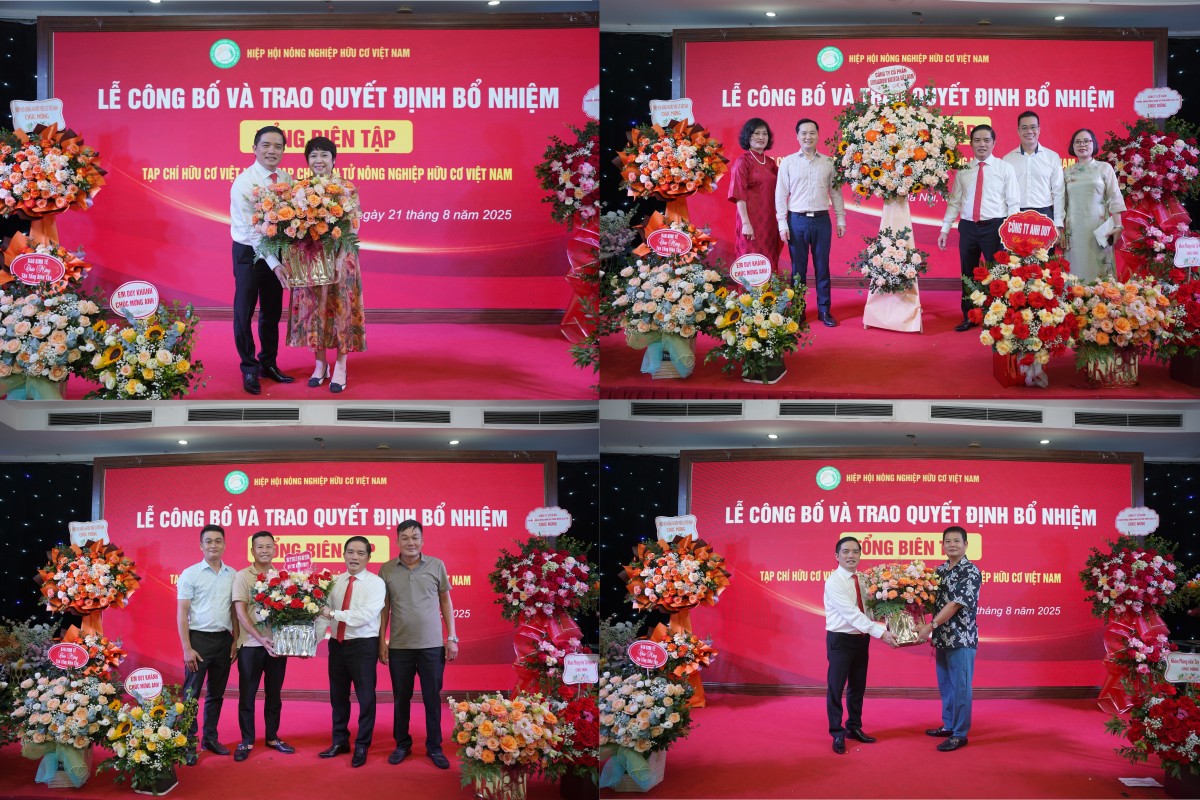 Bổ nhiệm ông Đỗ Ngọc Thi làm Tổng biên tập Tạp chí Hữu cơ Việt Nam