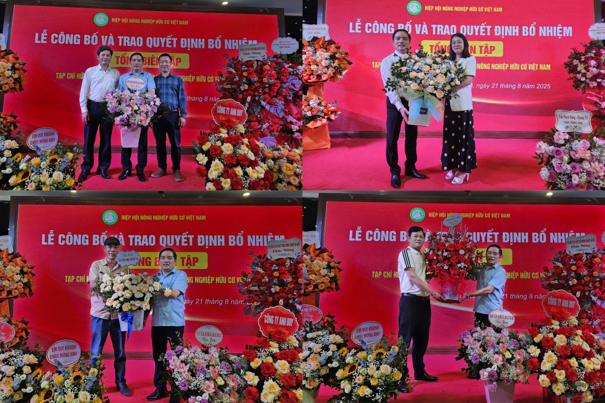 Bổ nhiệm ông Đỗ Ngọc Thi làm Tổng biên tập Tạp chí Hữu cơ Việt Nam