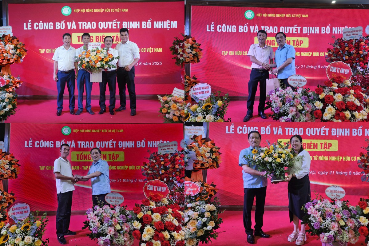 Bổ nhiệm ông Đỗ Ngọc Thi làm Tổng biên tập Tạp chí Hữu cơ Việt Nam