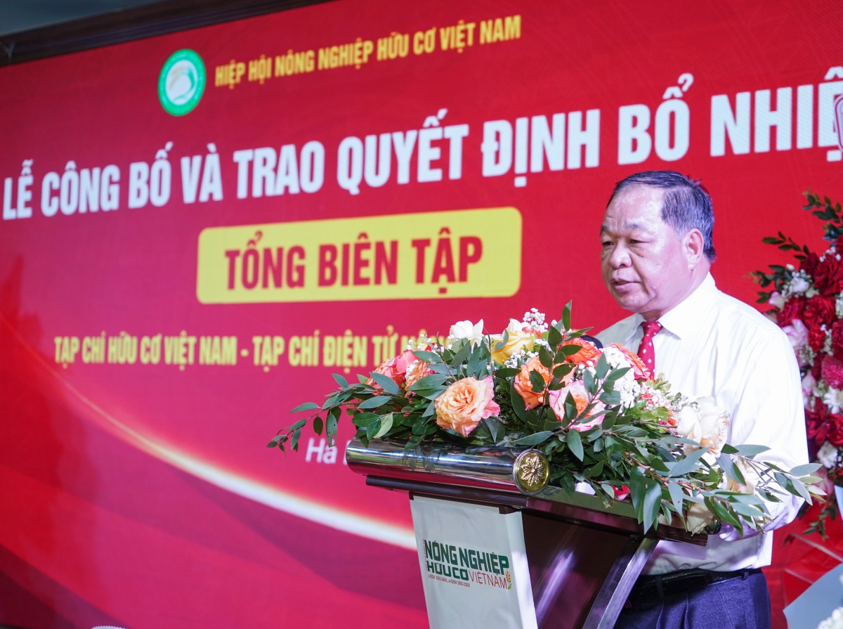 TSKH Hà Phúc Mịch phát biểu tại buổi lễ.