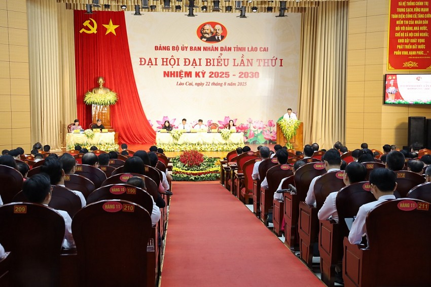 Đại hội đại biểu Đảng bộ Ủy ban nhân dân tỉnh Lào Cai lần thứ I, nhiệm kỳ 2025 – 2030