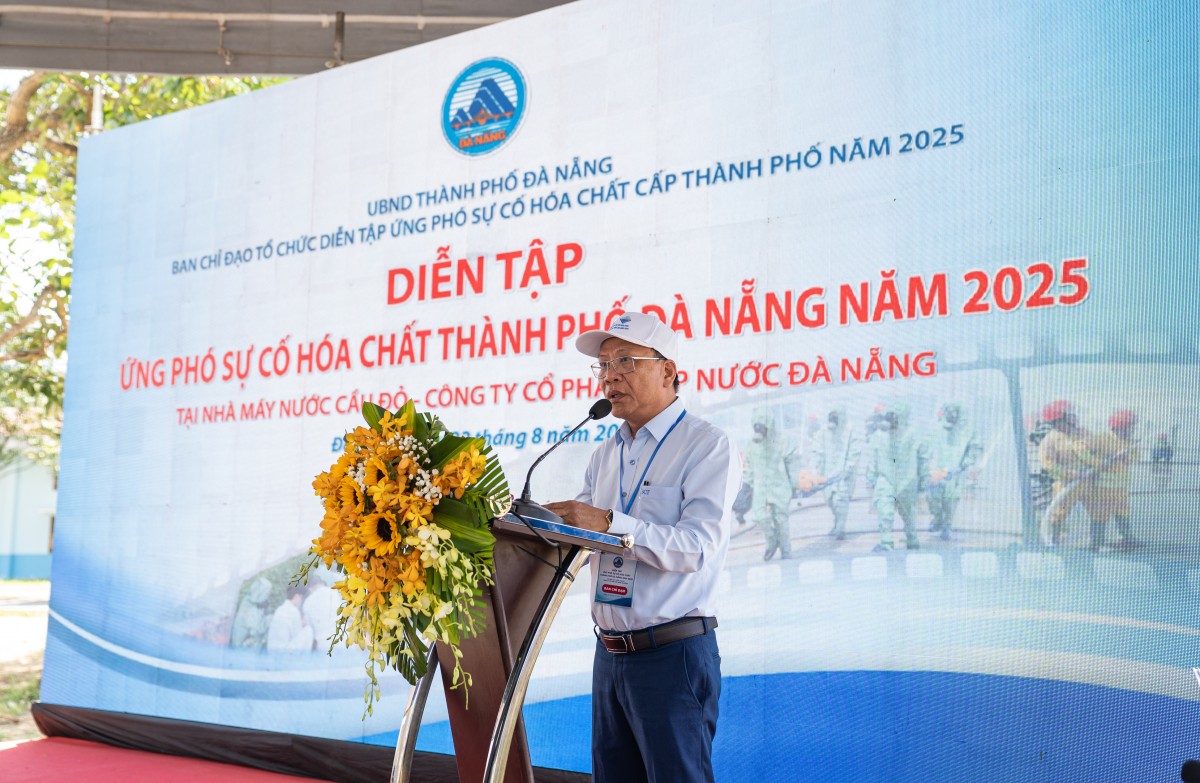 Đà Nẵng tổ chức diễn tập ứng phó sự cố hóa chất cấp thành phố năm 2025