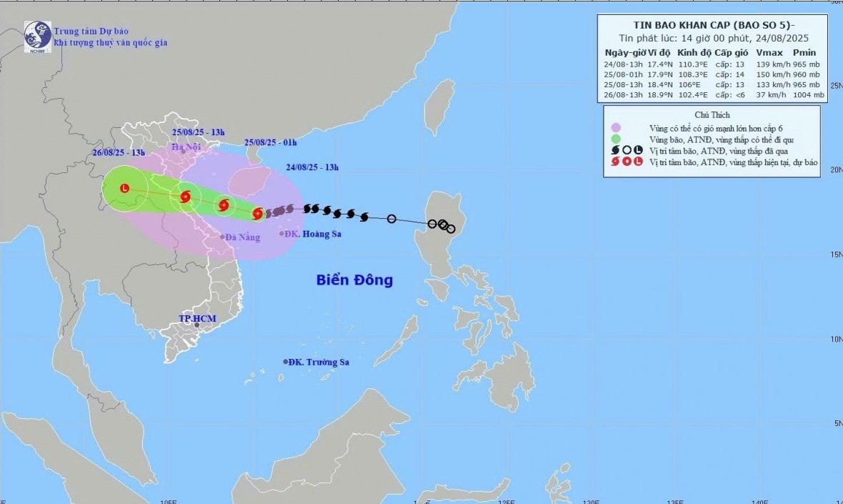 Hải Phòng cấm 1 số hoạt động trên khu vực cửa sông, biển phòng chống cơn bão Kajiki