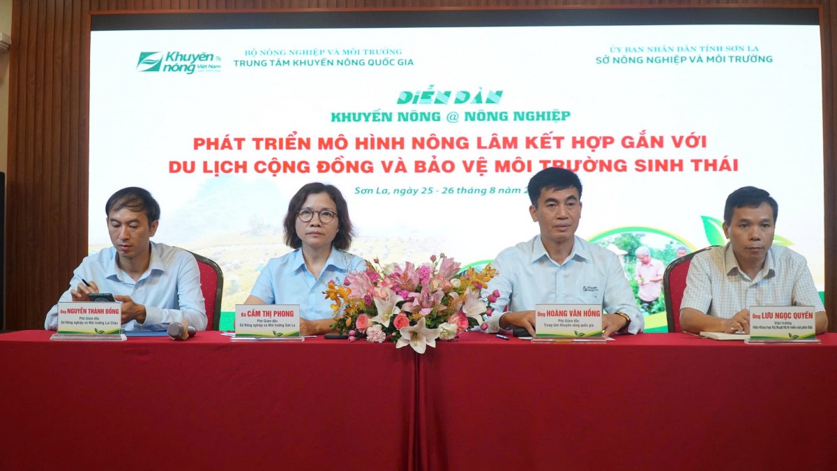 Phát triển mô hình nông lâm kết hợp gắn với du lịch nông nghiệp và bảo vệ môi trường sinh thái
