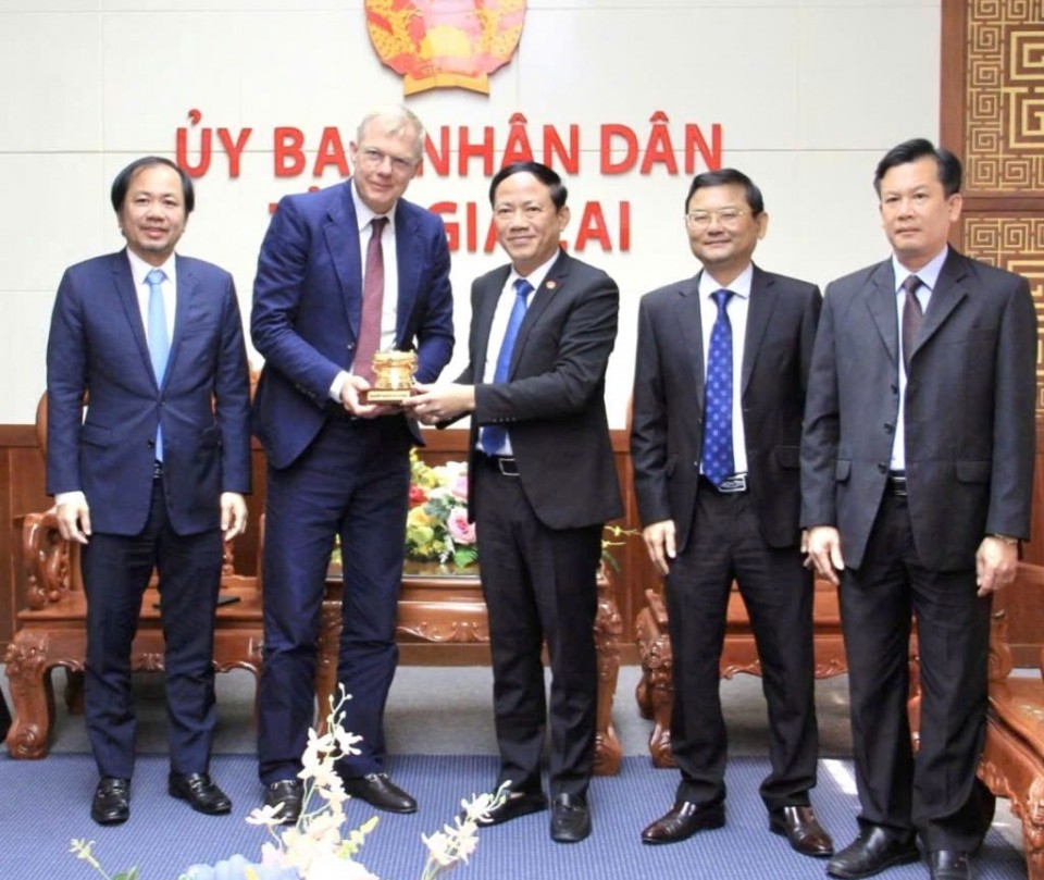 Gia Lai: Chủ tịch UBND tỉnh làm việc với Tập đoàn CTP Hà Lan