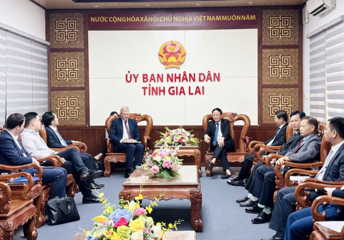 Gia Lai: Chủ tịch UBND tỉnh làm việc với Tập đoàn CTP Hà Lan