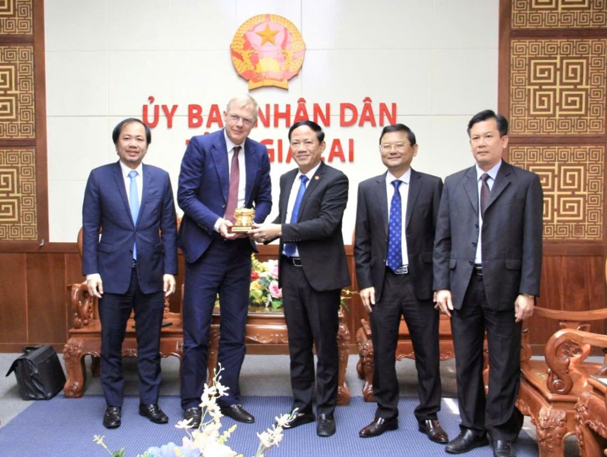 Gia Lai: Chủ tịch UBND tỉnh làm việc với Tập đoàn CTP Hà Lan