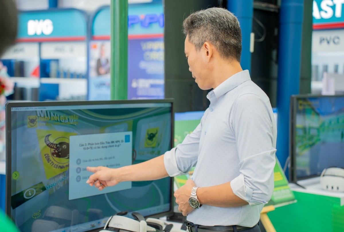 Bình Điền triển khai minigame vui nhộn cùng nhiều phần quà giá trị, tạo sự hứng khởi cho mọi khách tham quan khi ghé thăm gian hàng từ 28/8 đến 5/9/2025 tại Triển lãm.