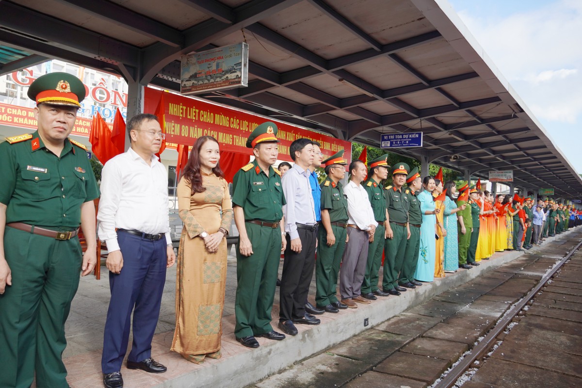 Quảng Trị: Đón đoàn cán bộ, chiến sĩ hoàn thành nhiệm vụ A80